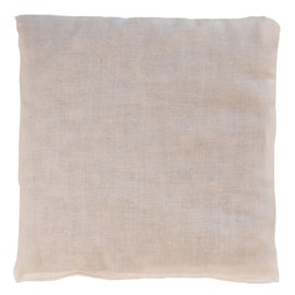 Spelt Cushion 12 x 12 cm Raw White, Undyed and Unbleached Cotton Heat Cushion and Cold Cushion Grain Cushion