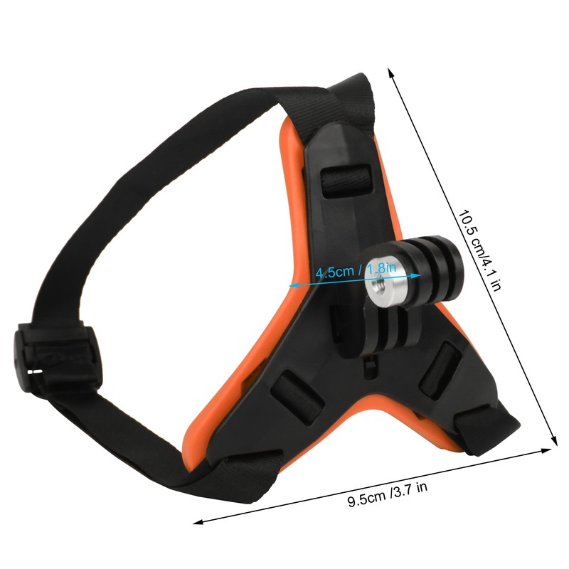 Motorcycle Helmet Front Chin Bracket Holder Fixed Strap Mount for