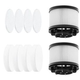 Fette Filter - LVAC-200 Premium Replacement Filters Compatible with Levoit LVAC-200 Cordless Vacuum Model LSV-V201-WUS Includes 2 HEPA Post-Motor Filters & 4 Pre-Motor Filters for LVAC200 Vac