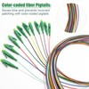 Bangun 4Pcs 1.5 Meter 12 Strand Single Mode LC APC