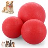 YAYODS 12PCS Indestructible Rubber Dog Balls, 3 Sizes (4.5cm, 5cm,