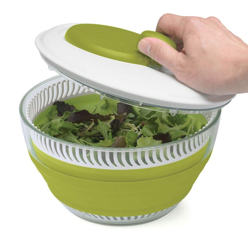Starfrit Collapsible Salad Spinner 3L Capacity - Compact Storage -