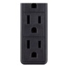 Cnx Barra Multicontacto De 6 Tomas Polarizadas De 20cm Negro