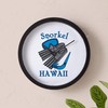 CafePress Snorkel Hawaii 10" Wall Clock for Livingroom, Kitchen, or