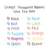 Sharpie Permanent Marker, Ultra Fine Point, Black, 1 Count