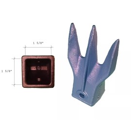 Quality Aftermarket 1 Mini Excavator Bucket Trident Rock Tooth, 238-3207 TR3 w/Pin, Fits CAT VRS-50