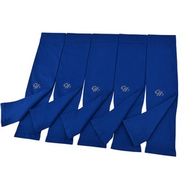 HOPESHINE - Mangas de enfriamiento de brazo UPF 50+, protección UV, compresión, ciclismo, deportes al aire última intervensión, 5 pares, Azul Marino 5 pares, XXL-XXXXL