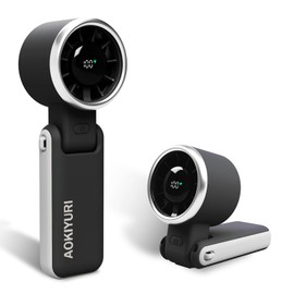 AOKIYURI Foldable Handheld Fan | 5-Speed Turbo Blast | 16-Hour Runtime | Type-C Fast Charging | 3-in-1 Portable Design - Perfect for Travel, Camping, Office & Gifts