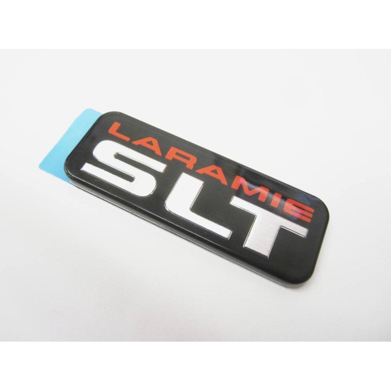 2Pc SLT Laramie B Pillar Cab Emblems 3D Badge Nameplate