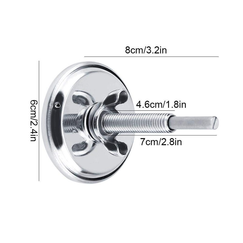 Baverta Thermometer BBQ Thermometer Stainless Steel BBQ Thermometer Temperature Meter