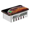 USB Fast Charging Station Wireless Multi Port 6 Ports 50W