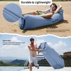 Naturehike Inflatable Recliner Chair, Waterproof Inflatable Sofa with Portable Backpack,