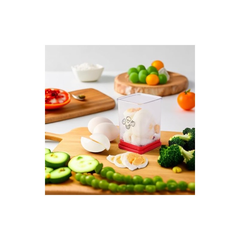 Cortador de Frutas y Verduras, Picador de Alimentos con Tabla