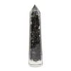 Beautiful Natural Gems in Resin Obelisk Free Standing Tower/8 Facet