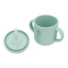 Silicone Sippy Cups Double Handles Lightweight Toddler Training Cup with
