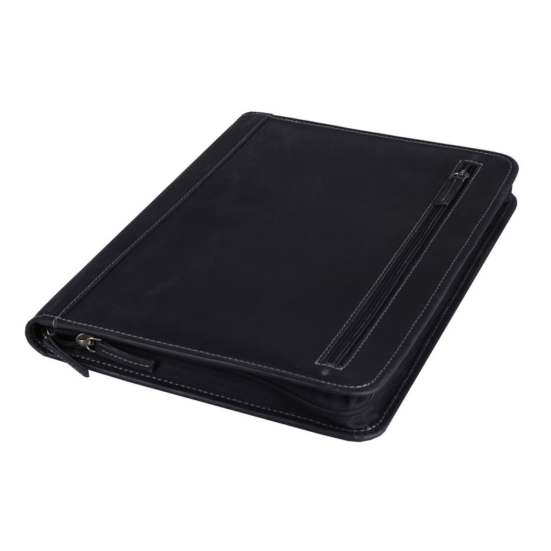 Green Burry Vintage A4 Conference Folder – Black