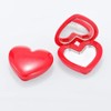 RONRONS 8 Pack Empty Eyeshadow Palette Mini Heart Shaped Lipstick