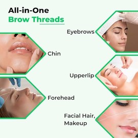 Antique Collection Art Organic Eyebrow Hair Remover Cotton Threading Organic Threads -1 Spool X 300 m