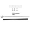 MACHSWON 2pcs Car Bumper Lip Protector Splitter Strut Tie Rods