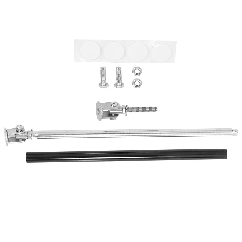 MACHSWON 2pcs Car Bumper Lip Protector Splitter Strut Tie Rods
