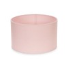 MiniSun | Small Modern Blush Pink Fabric Drum Light Shade