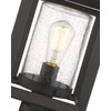 Emliviar Post Lights Outdoor Fixture, 1-Light Lamp Post Lantern, Black