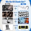 Dreyoo 9 PCS Grease Gun Couplers,Grease Gun Tip Quick Connect