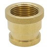 VARIOSAN Brass Reducing Sleeve, 1 1/4 inch x 1 inch,