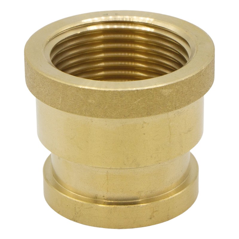 VARIOSAN Brass Reducing Sleeve, 1 1/4 inch x 1 inch,