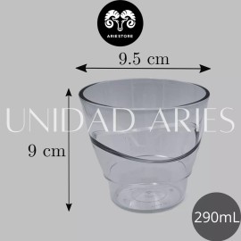 Tupperware Set De 4 Vasos Luxury Apariencia Cristal 290ml Tupperware
