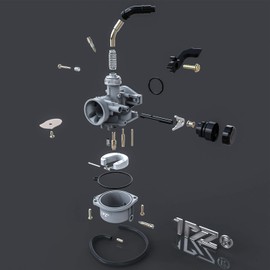 1PZ CR9-H01 PZ19 19mm Carburetor Intake Manifold Kit Replacement for CRF XR 50 2008 Up TaoTao Coolster Kazuma 110 Baja 50cc 70cc 90cc 110cc 125cc Dirt Bike ATV Quad Pit Dirt Bike