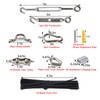 BRISBONN M5 304 Stainless Steel Turnbuckle Tension Wire Kit -