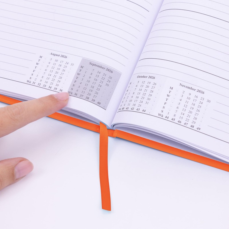 evelay 2026 Diary A4 Week to View Hardback Planner Organiser