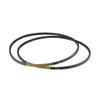 sourcing map 2 x A44 V-belt, A profile, rubber drive