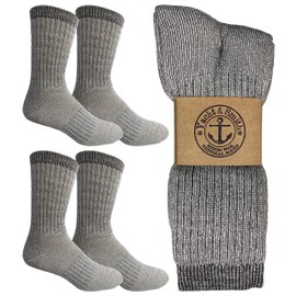 Yacht & Smith Merino Wool Thermal Boot Socks for Hiking, Trail, Hunting, Winter