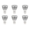 HOROACE 6Pcs GU10 Day White LED Bulbs Long Neck, Aluminum