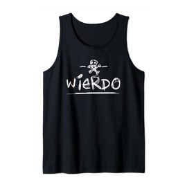 EMO Punk Funny 2000s 00s EMO Goth Style - Weirdo Tank Top