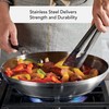 KitchenAid Stainless Steel Frying Pan/Skillet, 12 Inch, Brushed Stainless Steel