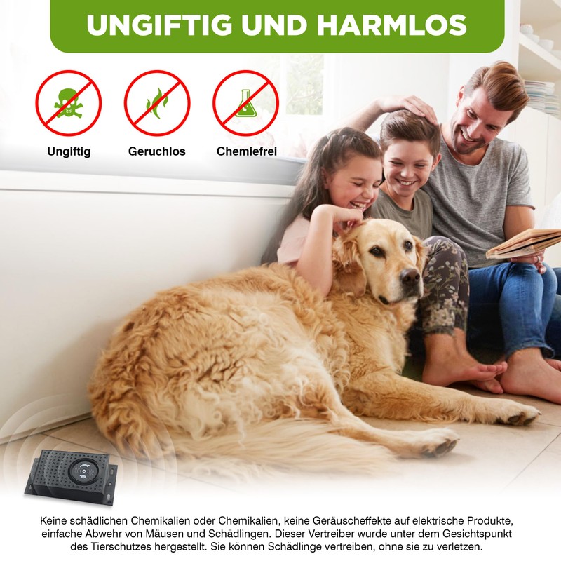 ISOTRONIC ISOTRONIC Marderschreck Blitz mit Licht LED Blitzlichtfunktion | Ultraschall