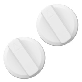 Bidet Seats Replacement Knob Compatible With Luxe Bidet Neo 120 & Neo 185, Knob Accessories for Luxe Bidet Neo 120 & Neo 185, Neo Knob, Non-Electric Bidet Attachment for Toilet Seat, 2 Pcs White