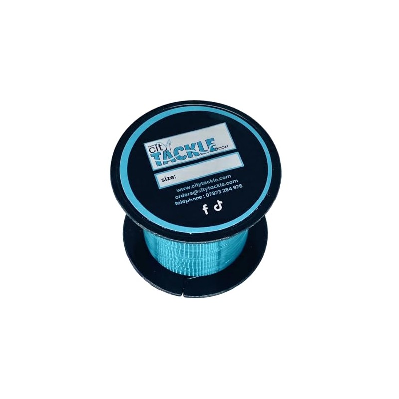 BestCity Fly Fishing Fluorocarbon Coated Fishing Line, Blue, 100Metres 7.0LBS