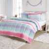 dream FACTORY Tie Dye Stripe 5-Piece Microfiber Bag Comforter Bedding