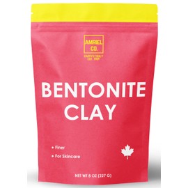 Bentonite Clay Powder 8oz | Pure & Natural for Face Body and Skin| by Amriel Co.