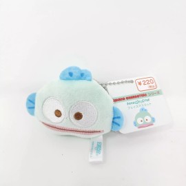 Sanrio Hangyodon Fish Plush Keychain Charm JAPAN NEW