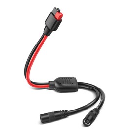 PAEKQ Anderson to DC 8mm Female Adapter Cable 1 to 2 High Power Port to DC8mm Splitter Solar Connector Adapter Y Parallel Cable Compatible with GZ Jackery Andersons Powerpole