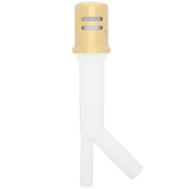 Westbrass Air Gap Kit with Skirted Brass Cap, Polished Brass, D200-1-01