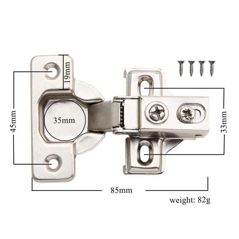2 Pack - Face Frame Quiet Soft Close Cabinet Door
