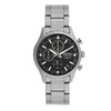 Seiko SSB419P1 Men's Watch, Chronograph, Overseas Model, Black, Black, Bracelet
