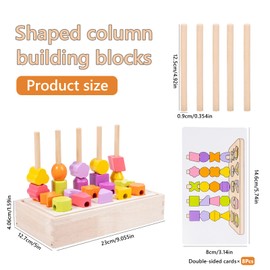 Mebiosi Dementia Activities for Seniors,Geometric & Colors Cognitive Training Games Wooden Puzzles Gifts for Dementia Patients,Elderly