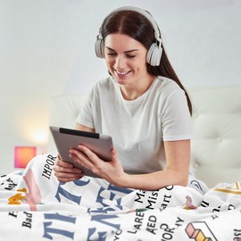 Puzopal Inspirational Gifts for Women, Mental Health Gifts, Motivational Encouragement Cheer up Gifts for Women Blanket 50"x60", Sobriety Gifts for Women, Positive Uplifting Gifts for Women